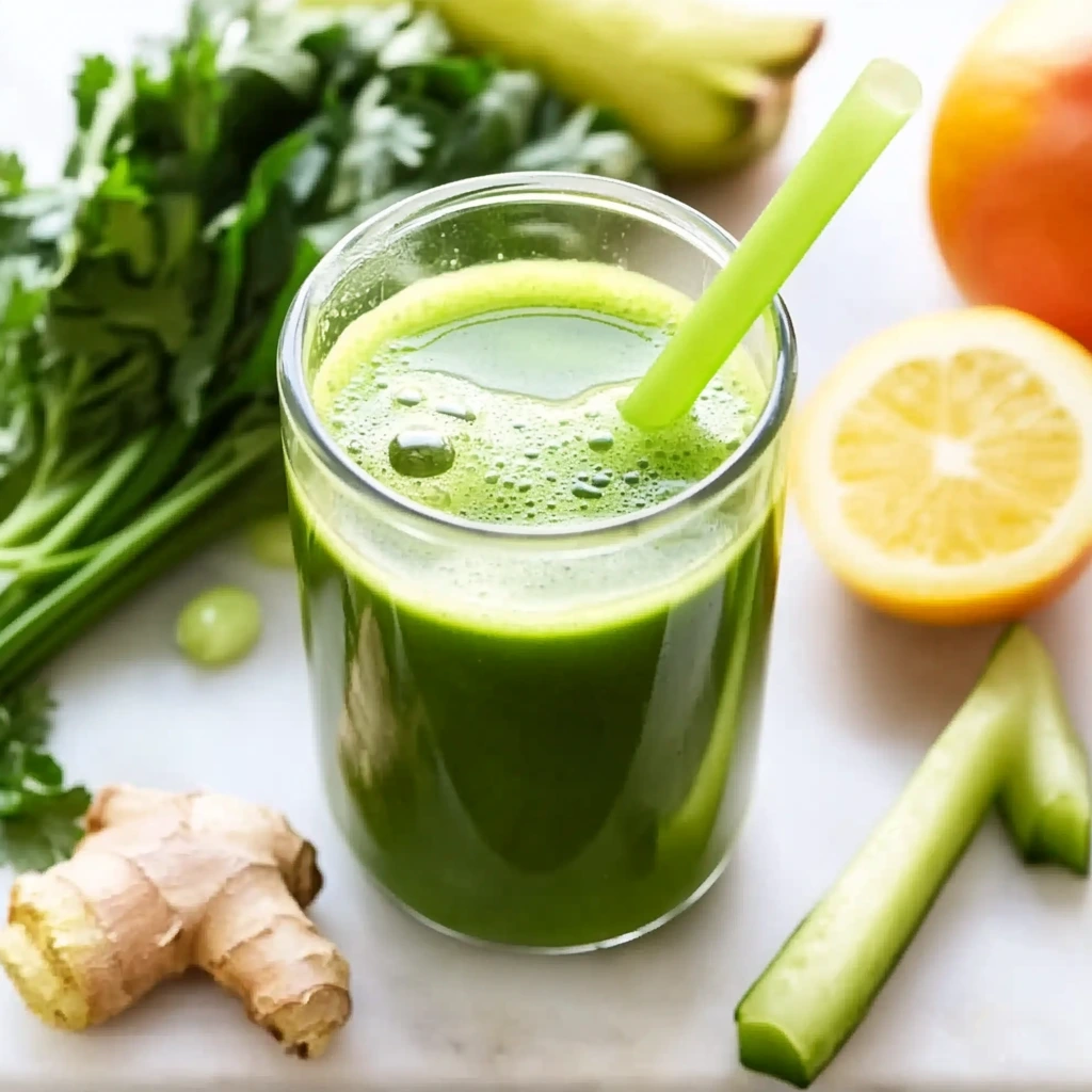 Glass of cleanse detox juice with cucumber and lemon